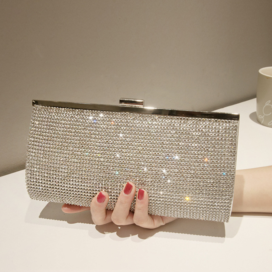 Women'S Accessories Purse - 체인 여성 이브닝 백 클립 쉘