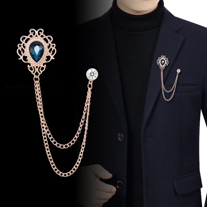 Women'S Accessories Jewelry - 뉴 빈티지 태슬 체인 라인스톤 크리스탈
