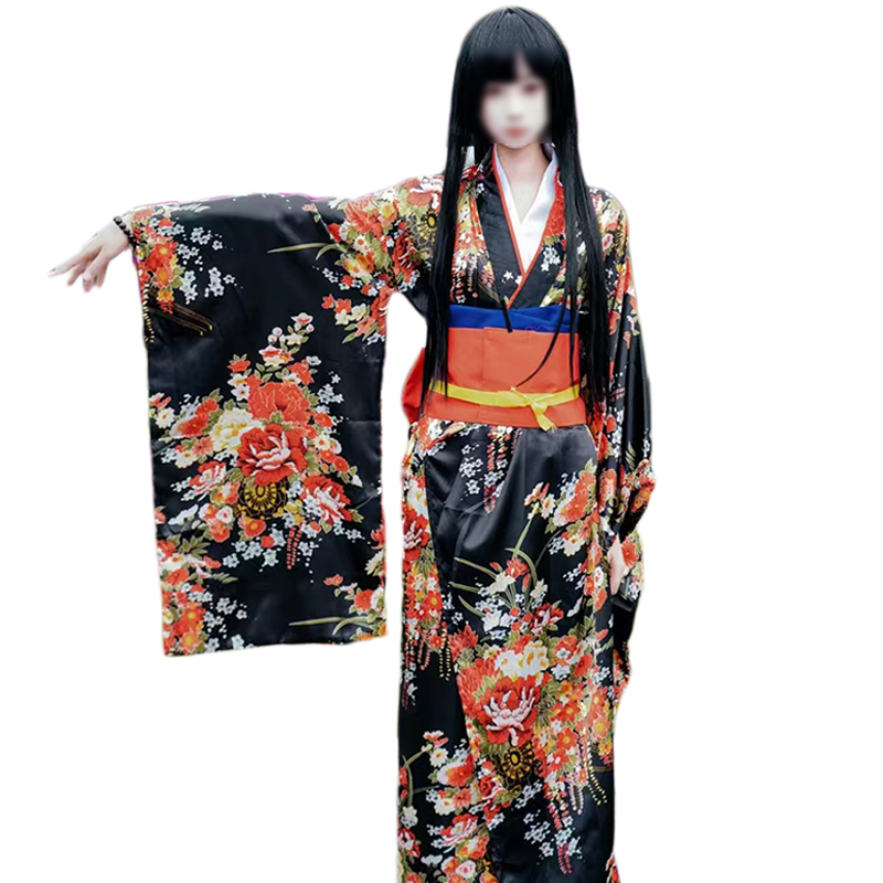 Women'S Kimono Accessories - Anime Jigoku Shoujo 코스프레 Enma Ai