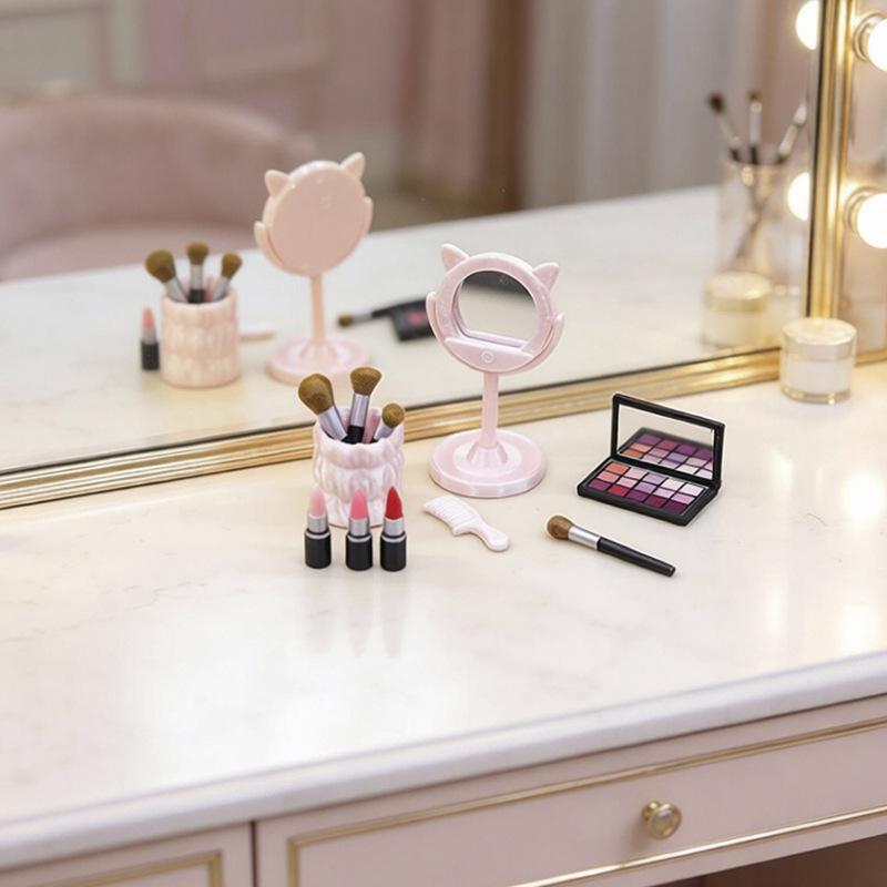 Women'S Vanity Accessories - 1Pc 미니 인형의 집 메이크업 브러쉬