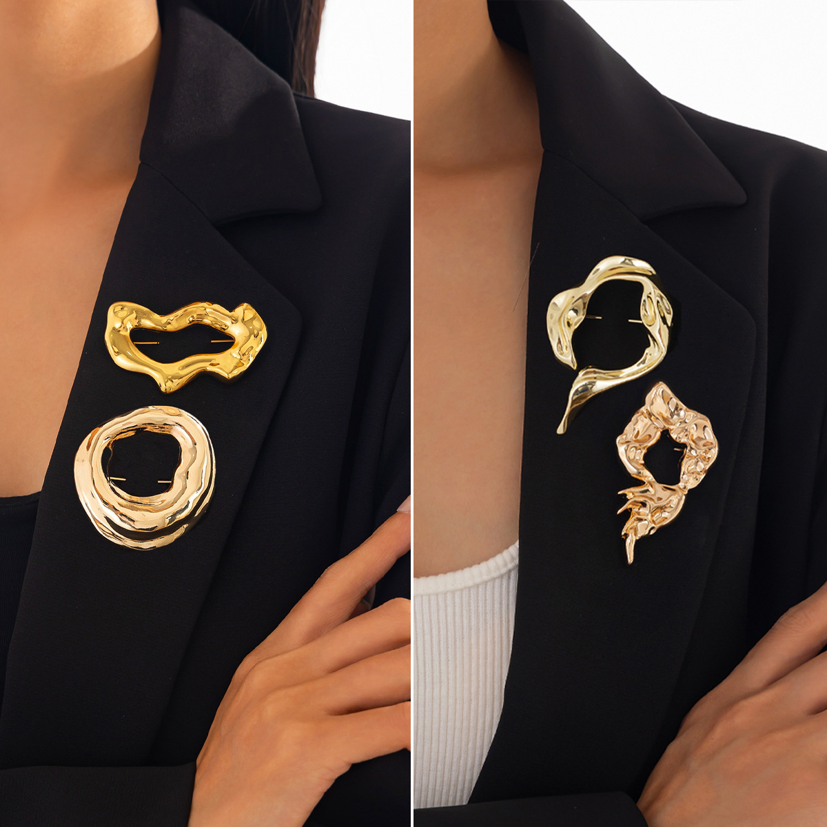Women'S Accessories Jewelry - 여성을위한 새로운 패션 불규칙한 브로치 유행