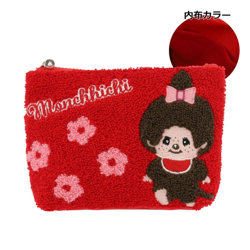 Women Accessories Organizer - 귀여운 몬치치 자수 지퍼 수납 가방