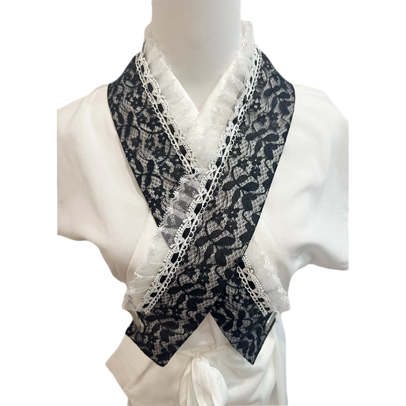Women'S Kimono Accessories - 일본 레이스 자수 러플 가짜 하프