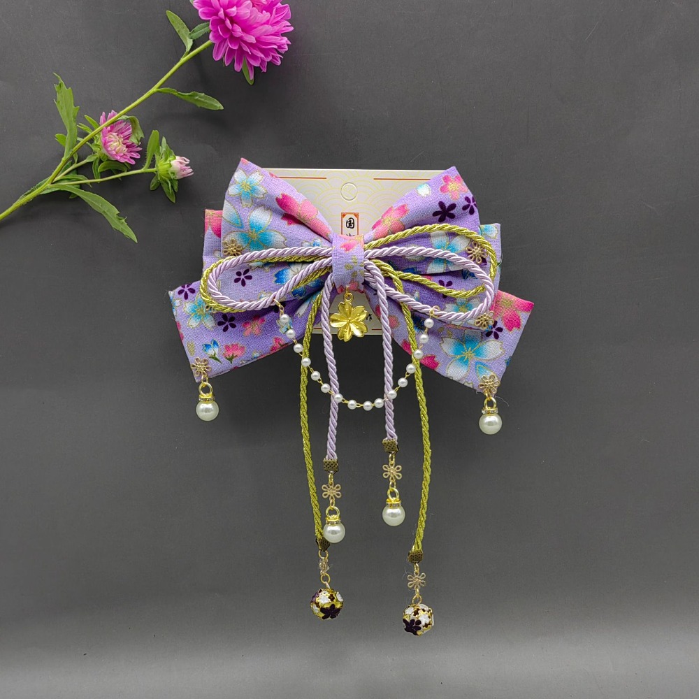 Women'S Kimono Accessories - 개성 있는 일본 스타일 사쿠라 리본
