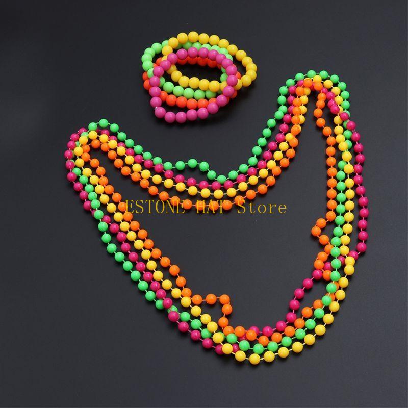 49MF 여자 여아 80년대 멋진 드레스 액세서리 네온 - Women'S Accessories In The 80S 리뷰 및 가격