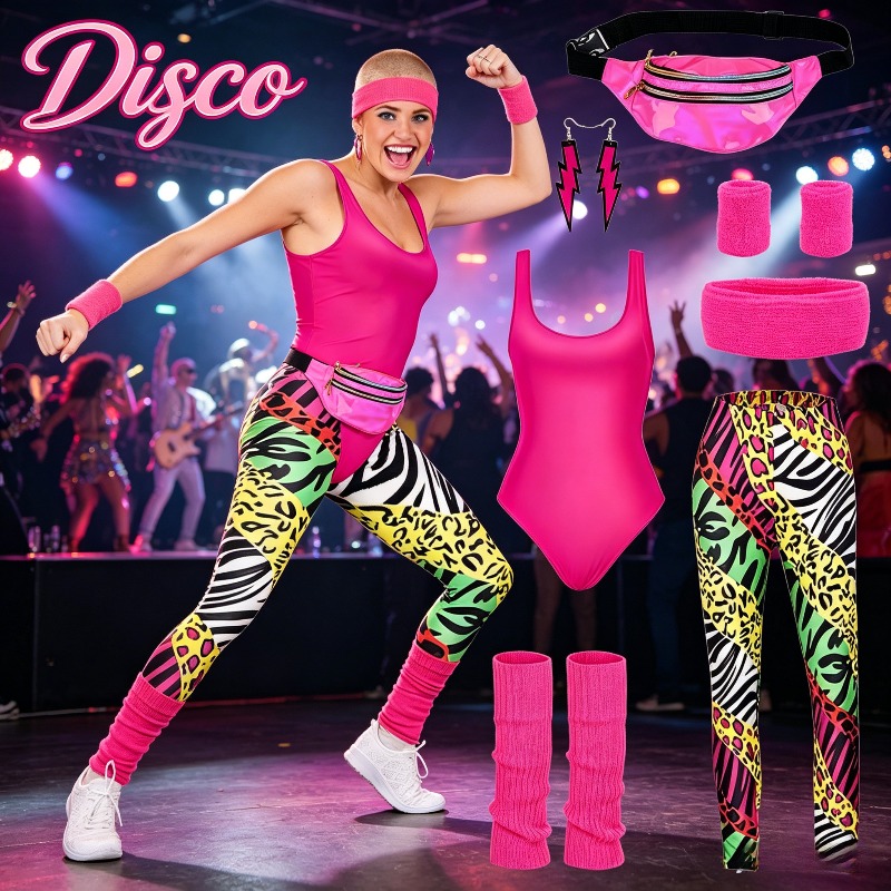 남녀 80년대 디스코 레트로 타이트 코르셋 의류 통기성 - Women'S Accessories In The 80S 리뷰 및 가격