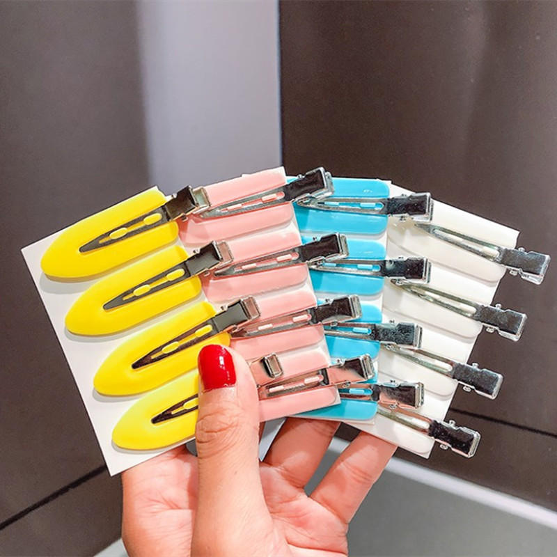 4개/세트 굽힘 방지 앞머리 고정 바레트 심리스 헤어  - Women Accessories Online 리뷰 및 가격