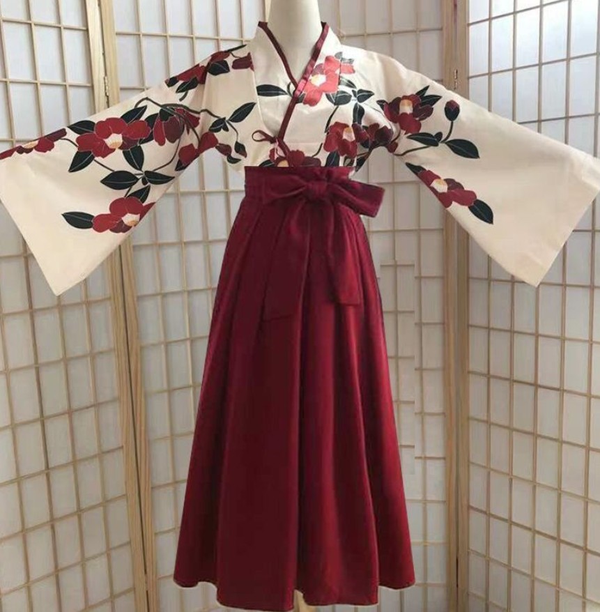 기모노 사쿠라 소녀 일본식 꽃 프린트 빈티지 드레스 여 - Women'S Kimono Accessories 리뷰 및 가격