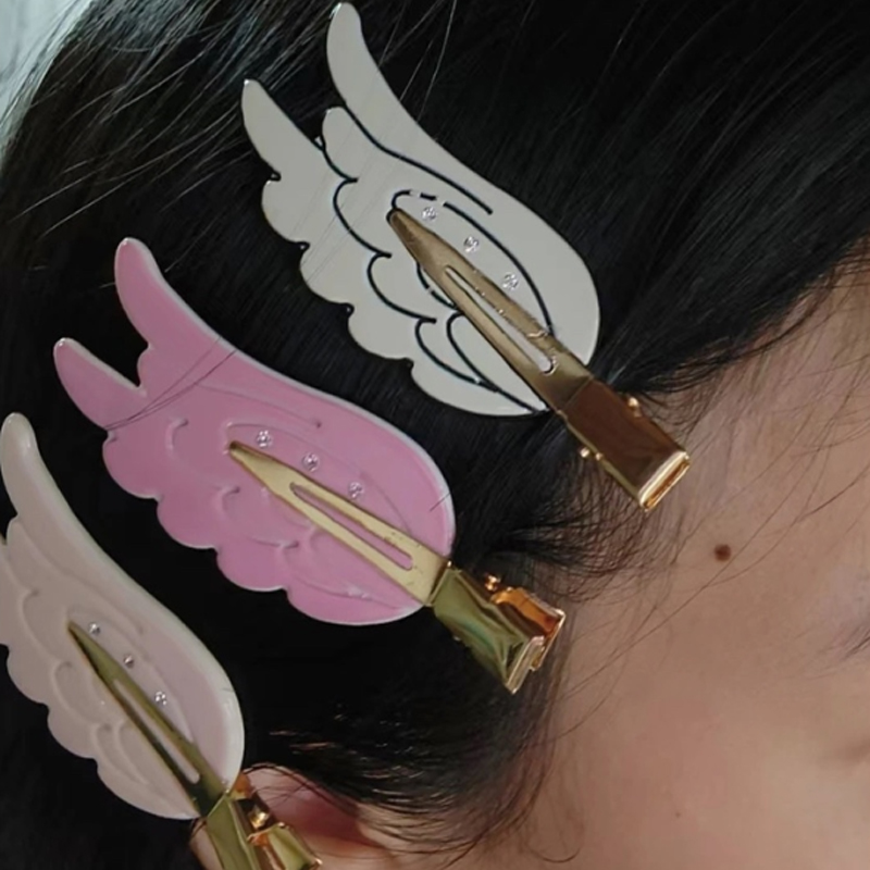 1/2개 귀여운 날개 머리핀 재미있는 머리핀 자국 없는 - Women'S Vanity Accessories 리뷰 및 가격