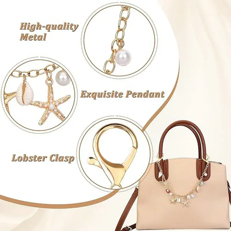 핸드백용 가방 참 장식품 골든 키체인 지갑 쉘 참 키  - Women'S Accessories Purse 리뷰 및 가격