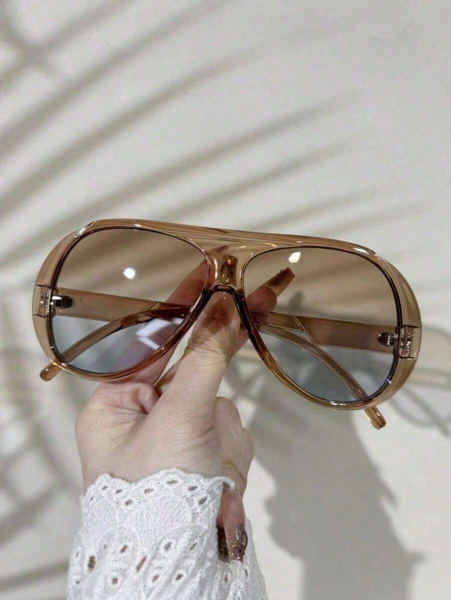1개 브랜드 새 제품 레트로 디자인 오버사이즈 사각형  - Sunglasses Oversized Square 리뷰 및 가격