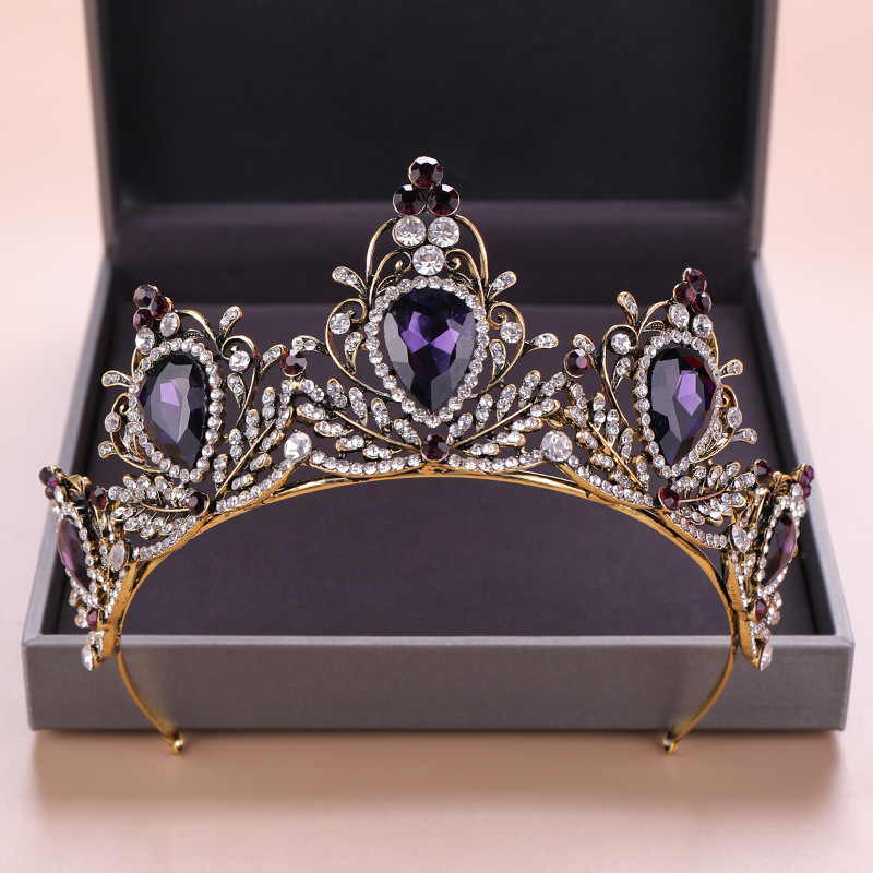 우아한 크라운 헤드피스 바로크 빈티지 티아라 웨딩 신부 - Women Accessories Gift 리뷰 및 가격