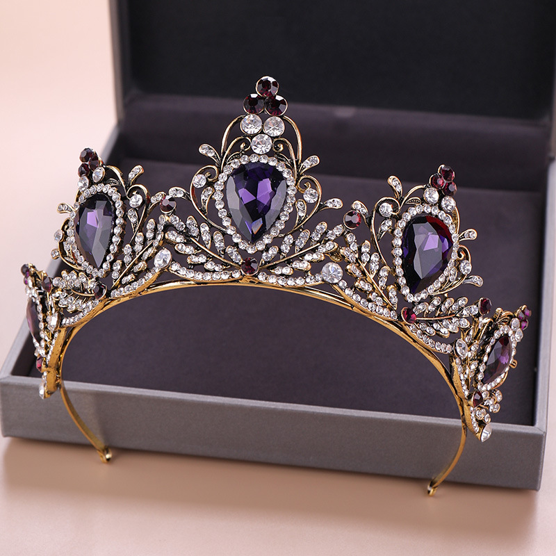 우아한 크라운 헤드피스 바로크 빈티지 티아라 웨딩 신부 - Women Accessories Gift 리뷰 및 가격