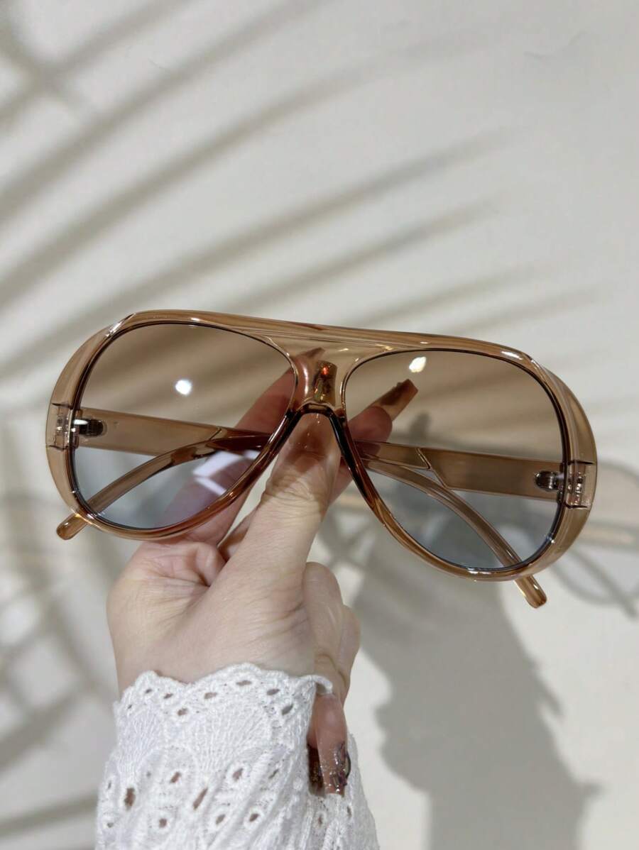 빈티지 오버사이즈 사각 패션 안경, 여성용 고급 스트리 - Sunglasses Oversized Square 리뷰 및 가격