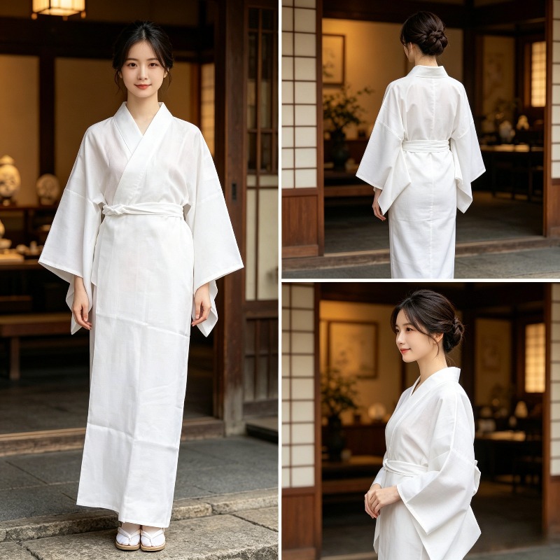 기모노 안감, 다용도 베이스 속옷, 일본식 유카타, 흰 - Women'S Kimono Accessories 리뷰 및 가격