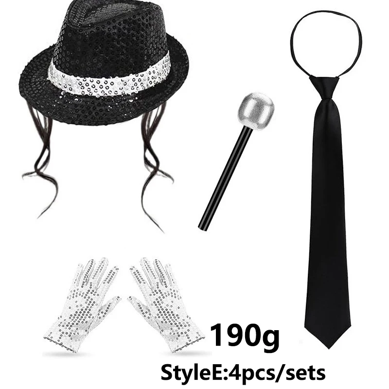 남성용 80년대 디스코 의상 마이클 잭슨 스타일 스팽글 - Women'S Accessories In The 80S 리뷰 및 가격