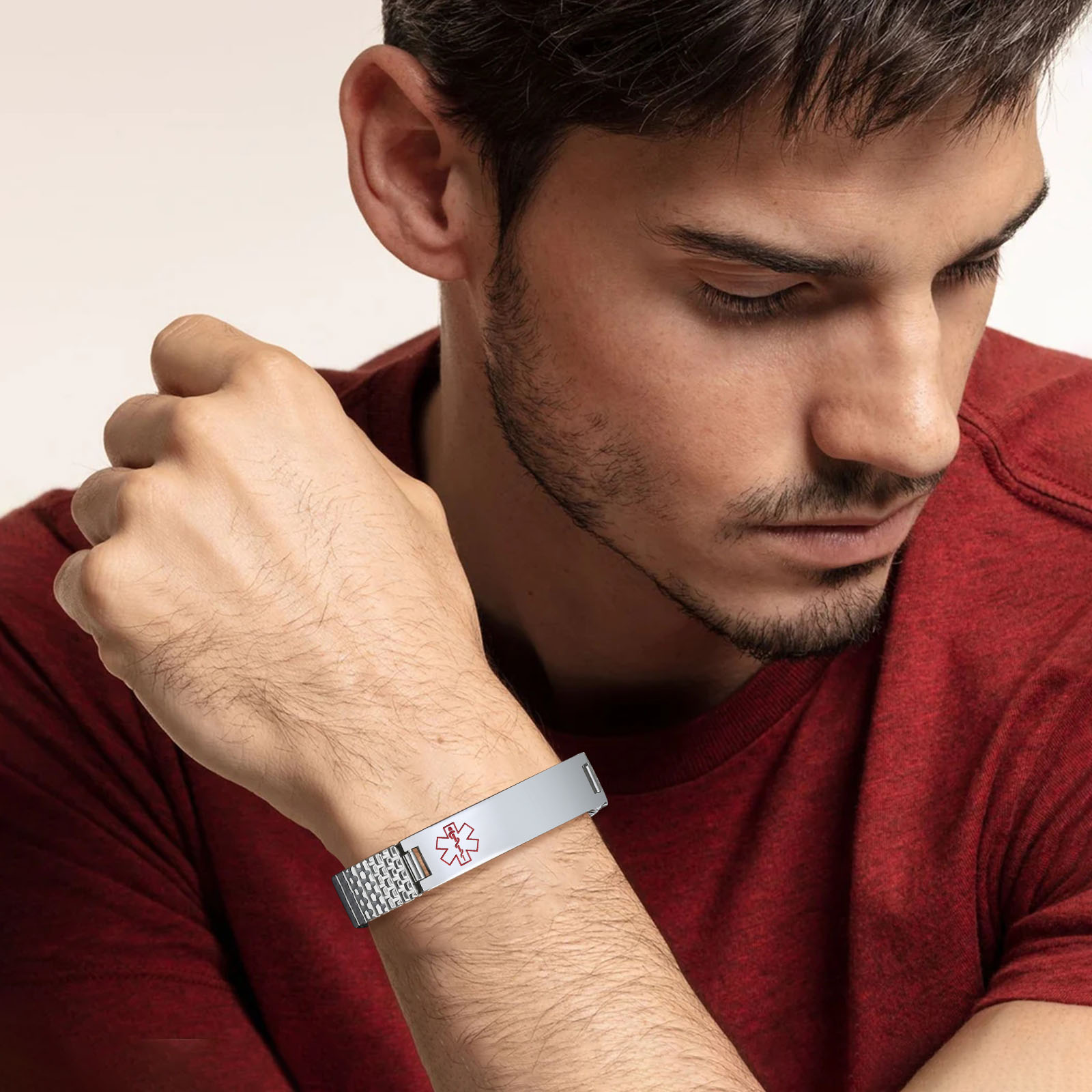 Vnox 여성용 스테인레스 스틸 의료 경고 스트레치 조 - Resin Bangle Bracelet 리뷰 및 가격