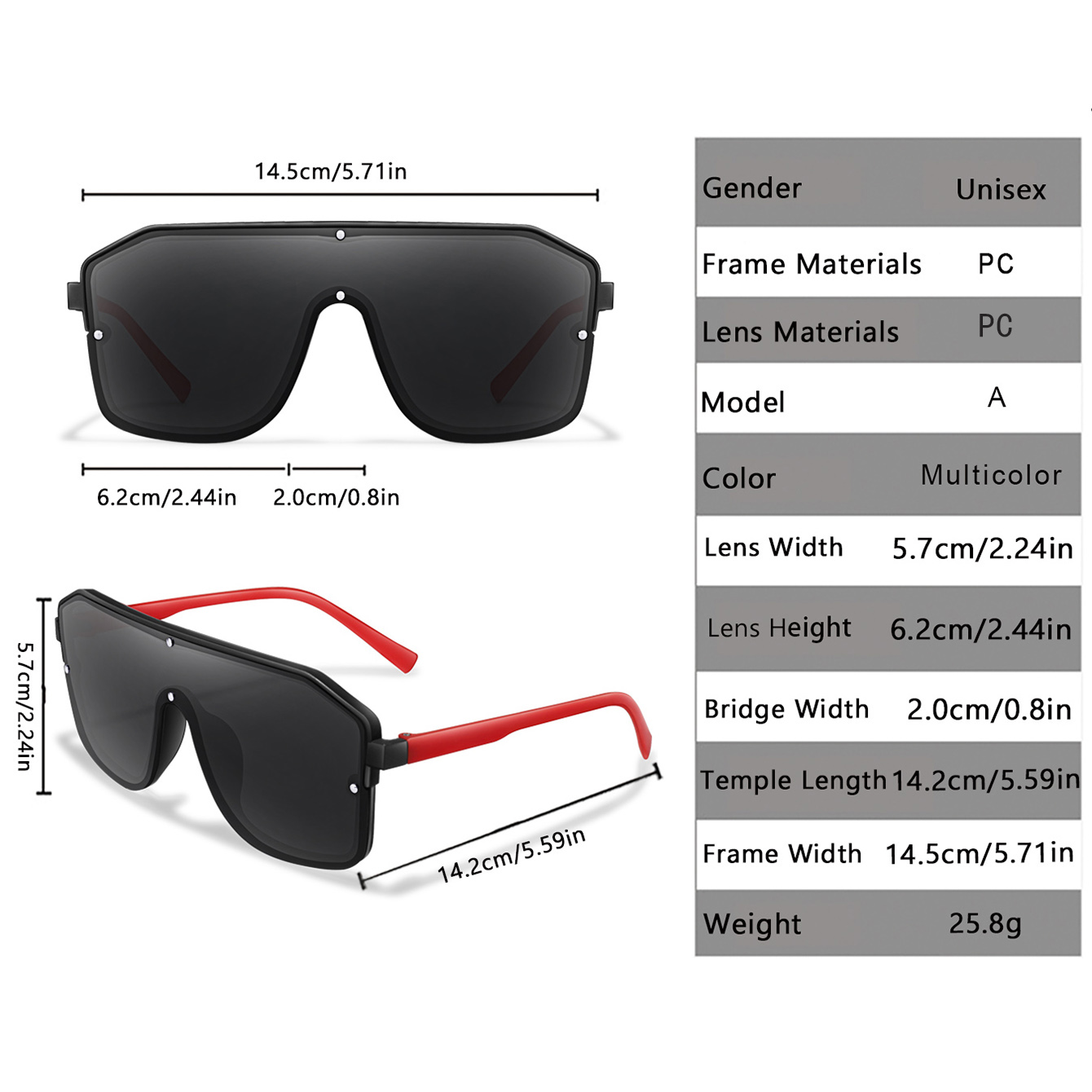 새로운 브랜드 스퀘어 빅 프레임 선글라스 남성 여성 패 - Sunglasses Oversized Square 리뷰 및 가격