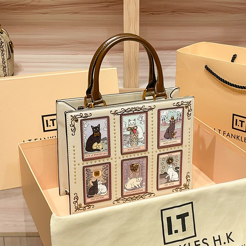 2026년 신상 홍콩 정품 가죽 토트백, 명품 자수 새 - Women'S Accessories Purse 리뷰 및 가격