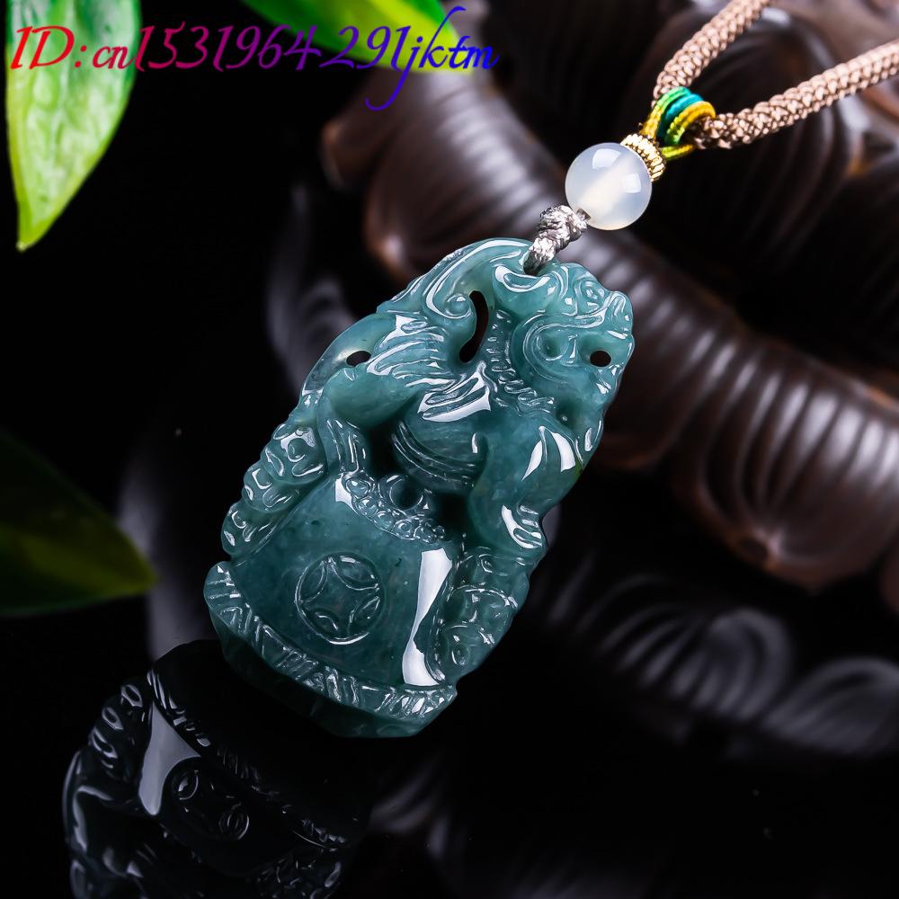 버마산 비취석 픽시우 펜던트 디자이너 원석 부적 진짜  - Women Accessories Gift 리뷰 및 가격