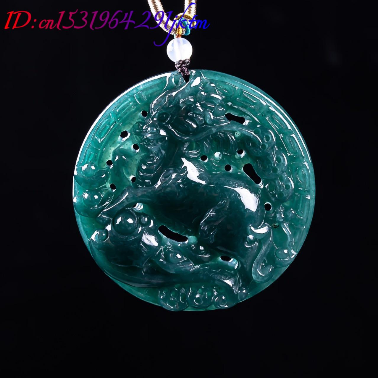 버마산 경옥 드래곤 펜던트 원석 진짜 옥 여성용 선물  - Women Accessories Gift 리뷰 및 가격