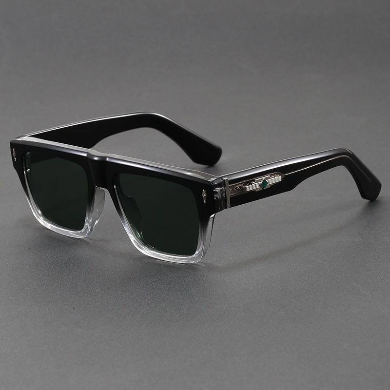 COJOS 두꺼운 플랫 탑 스퀘어 선글라스 남성용 메탈 - Sunglasses Oversized Square 리뷰 및 가격
