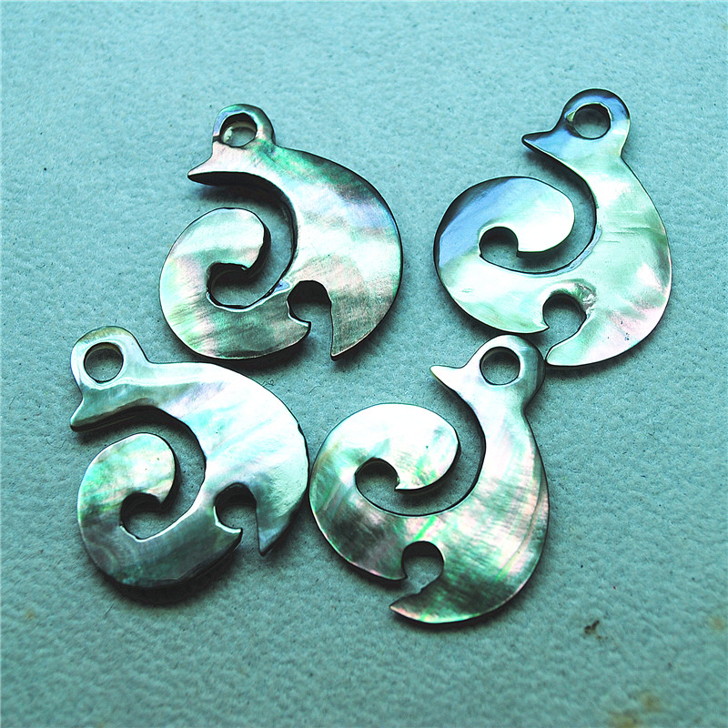 3PCS 자연 블랙 립 쉘 펜 던 트 여성 귀걸이 만들 - Women'S Accessories Nz 리뷰 및 가격