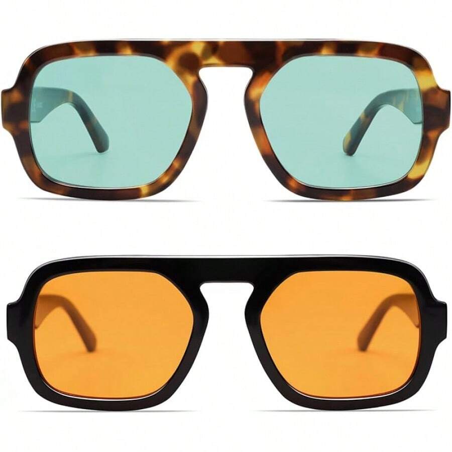 VANLINKER 여성용 남성용 오버사이즈 레트로 스퀘 - Sunglasses Oversized Square 리뷰 및 가격
