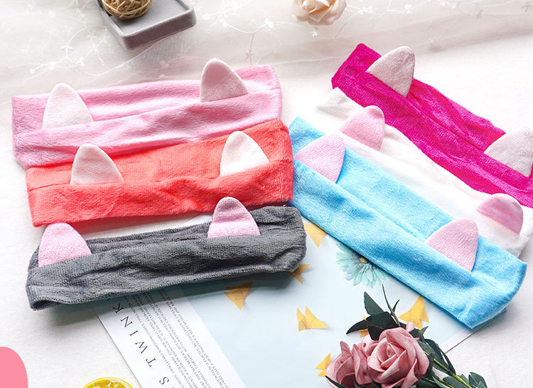 여러 스타일 여자를위한 귀여운 탄성 고양이 귀 머리띠  - Women Accessories Online 리뷰 및 가격