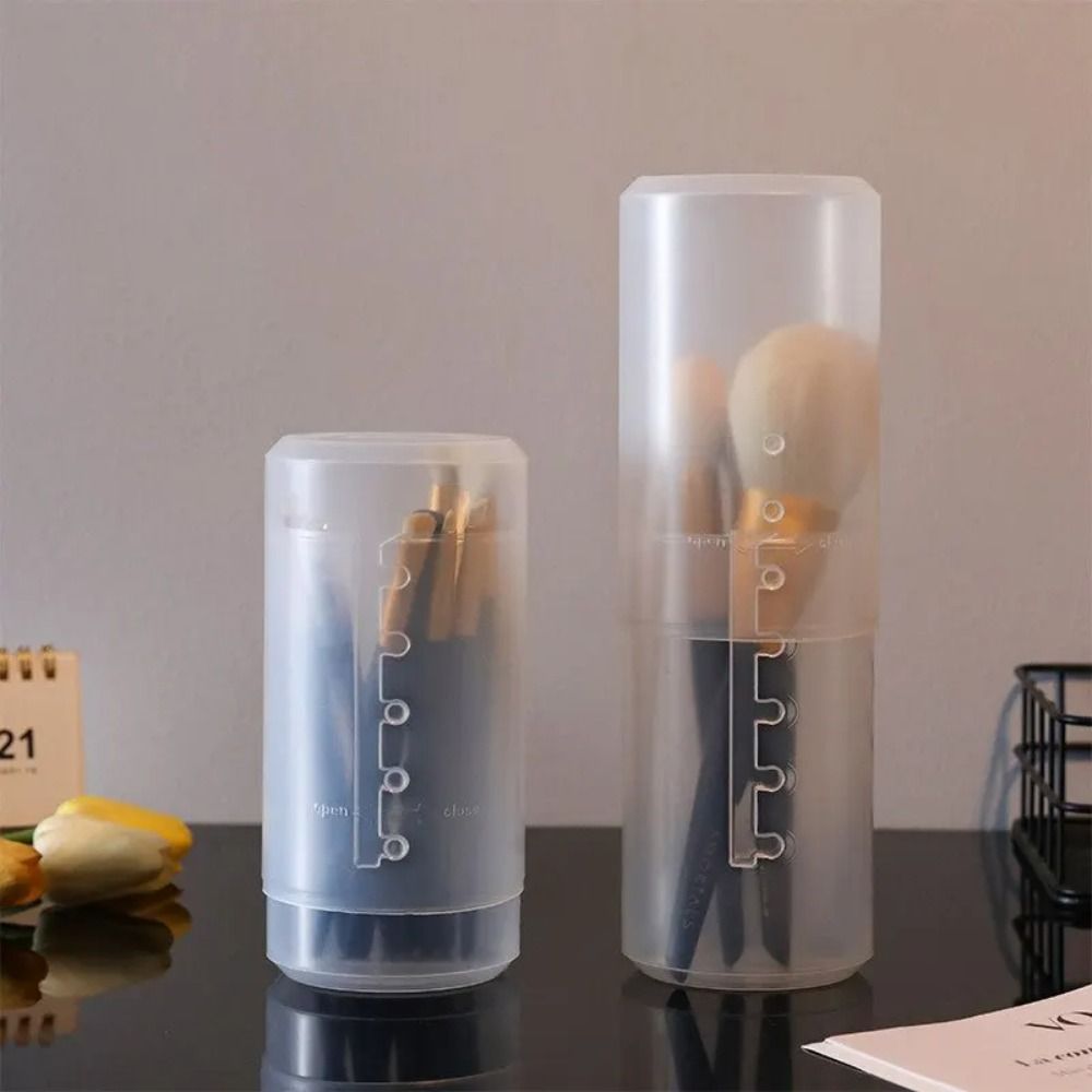 투명 메이크업 브러시 홀더 높이 조절 가능 먼지 방지  - Women Accessories Organizer 리뷰 및 가격