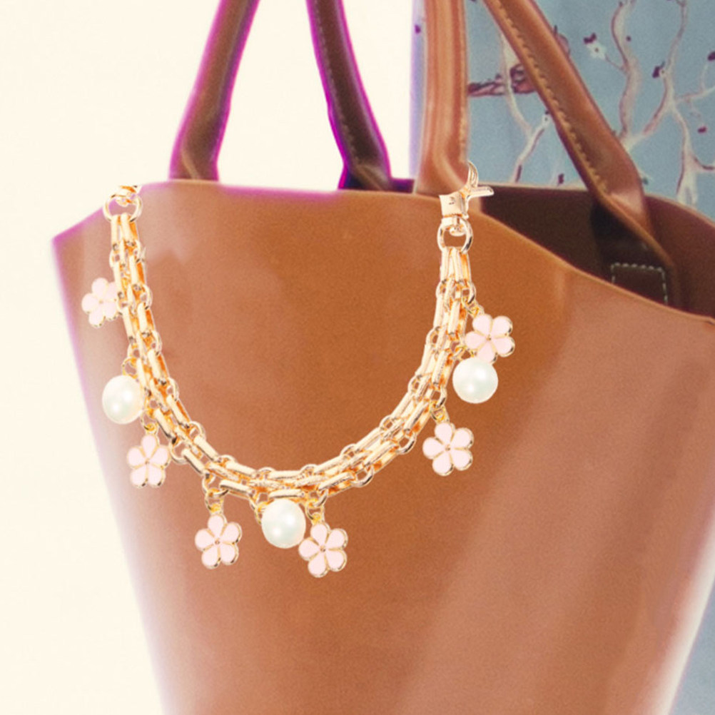 2개입 꽃무늬 가방 체인 스트랩 금속 가방 연장 스트랩 - Women'S Accessories Purse 리뷰 및 가격