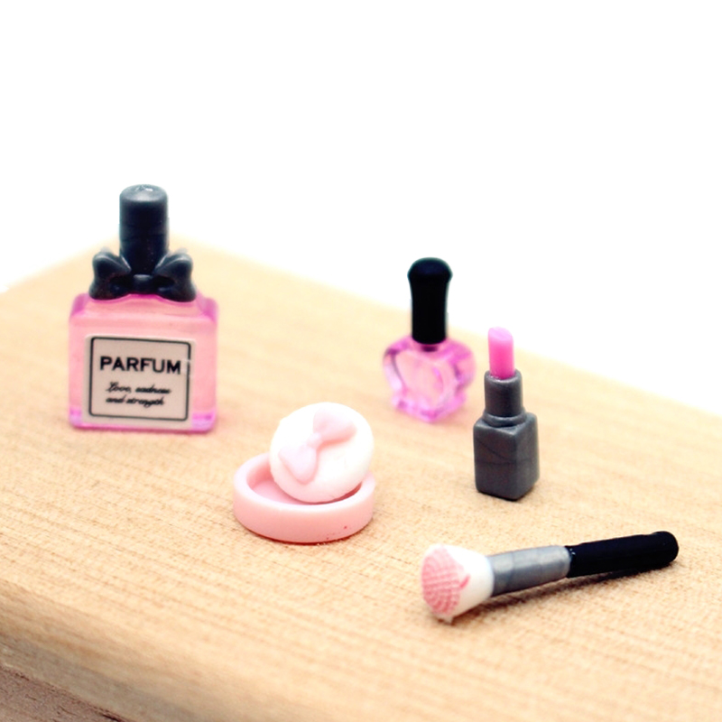 1 세트 1:12 인형 집 미니어처 화장품 립스틱 프레 - Women'S Vanity Accessories 리뷰 및 가격