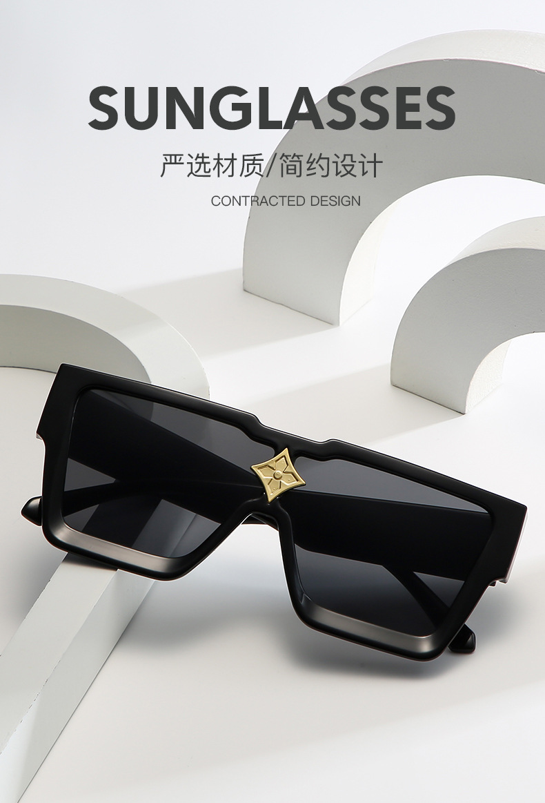 남성 및 여성 트렌드 새로운 대형 프레임 자외선 차단  - Sunglasses Oversized Square 리뷰 및 가격