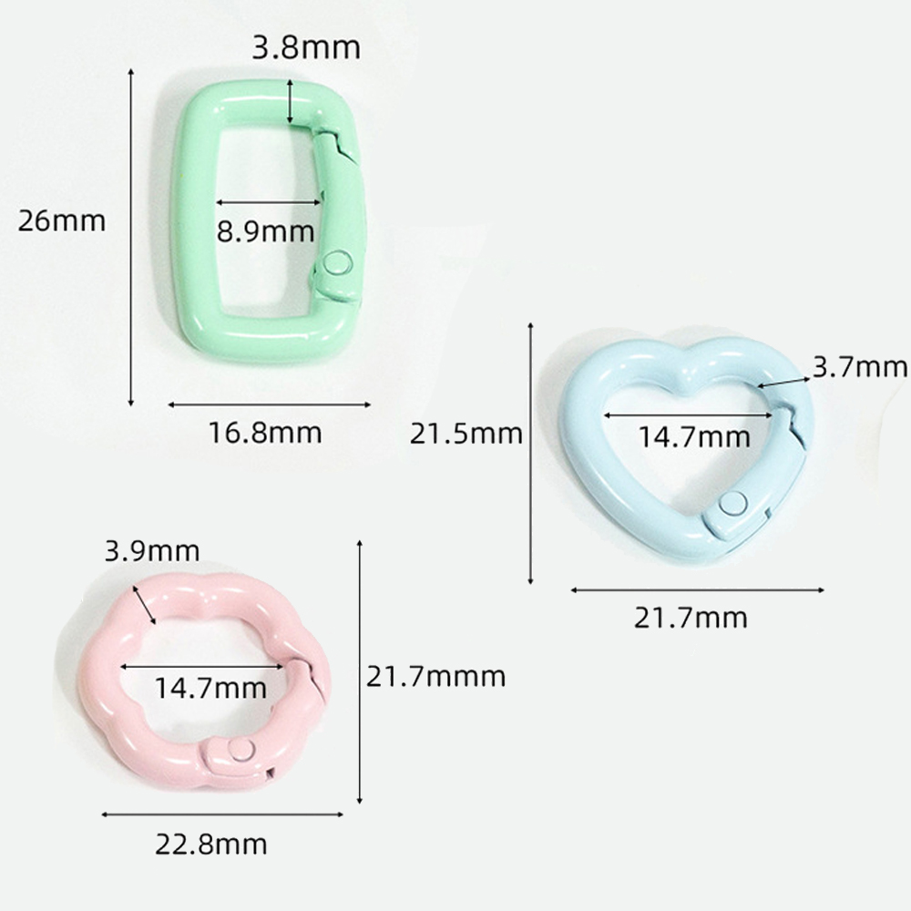 5개 귀여운 하트 고양이 키체인 링 카라비너 클립 키  - Women'S Accessories Purse 리뷰 및 가격