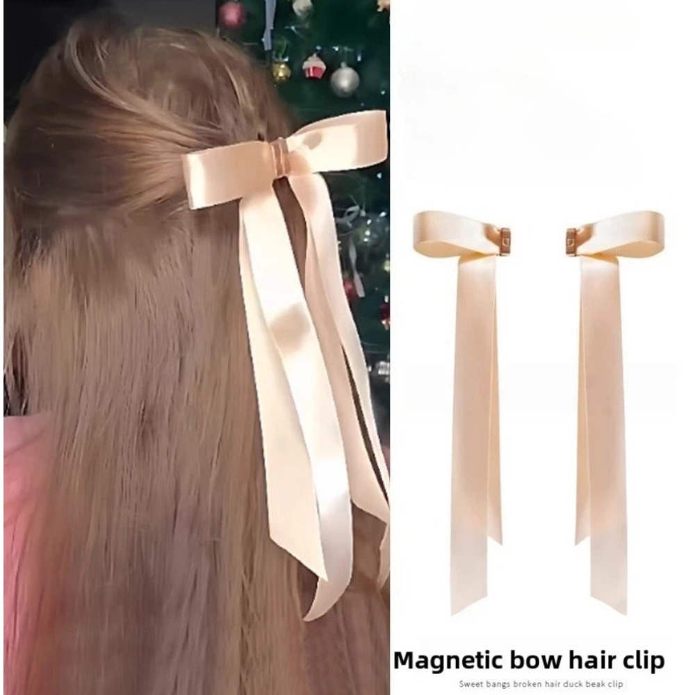 레인보우 보우즈 1개 탈부착 가능한 마그네틱 새틴 보우 - Women'S Accessories Rainbow Shops 리뷰 및 가격