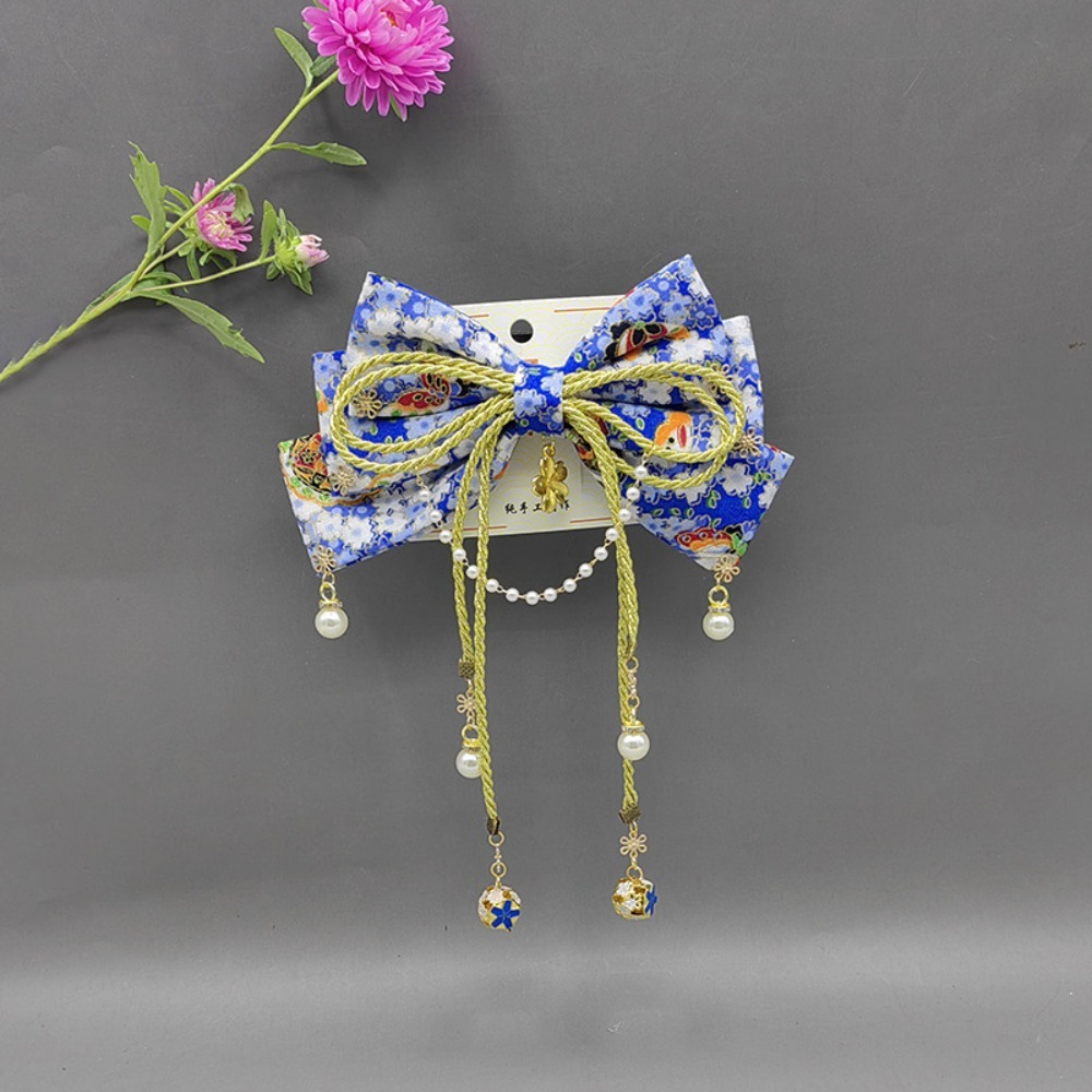 개성 있는 일본 스타일 사쿠라 리본 머리핀 레트로 스윗 - Women'S Kimono Accessories 리뷰 및 가격