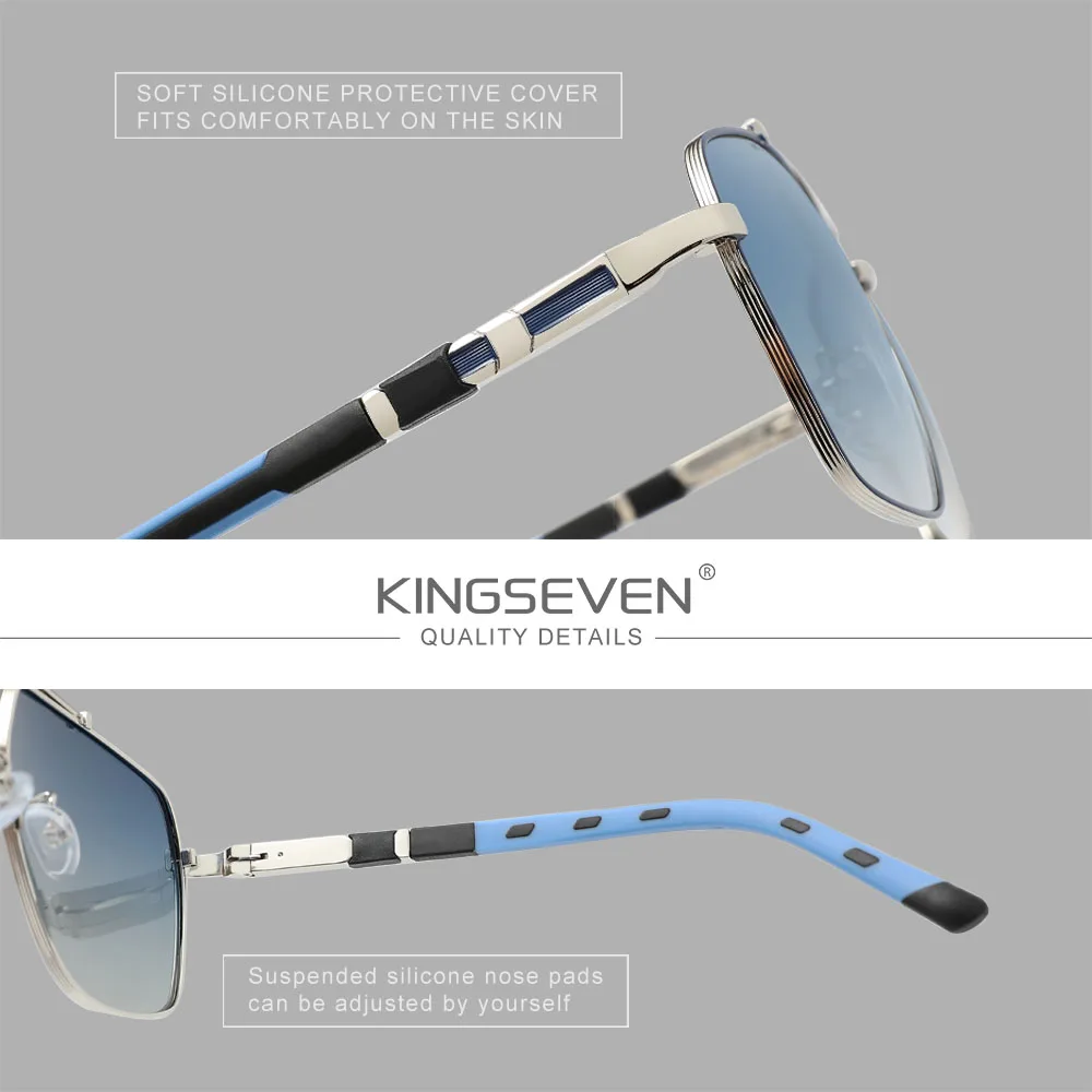 킹세븐 편광 선글라스 남성 UV400 사각형 대형 프레 - Sunglasses Oversized Square 리뷰 및 가격