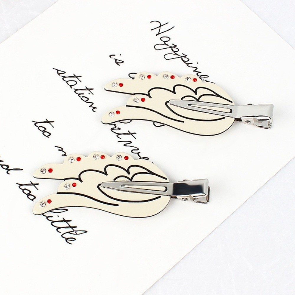 2개입 크리스탈 라인스톤 흔적없는 헤어 클립 한국산 아 - Women Accessories Online 리뷰 및 가격